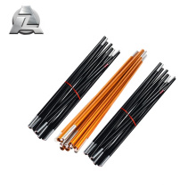 low price adjustable folding aluminum military tent poles